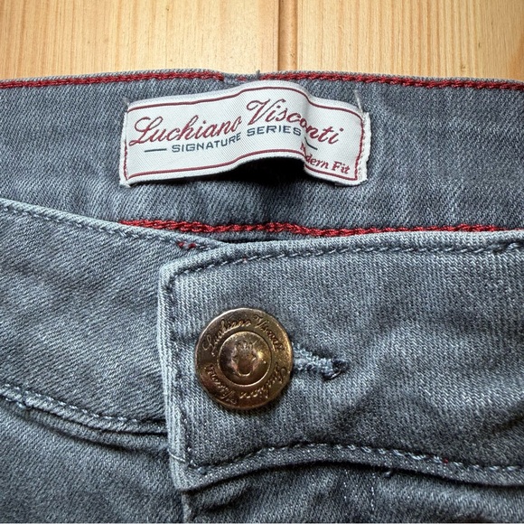 Luchiano Visconti Gray Modern Fit Signature Jean 42 x 34 - Picture 2 of 7